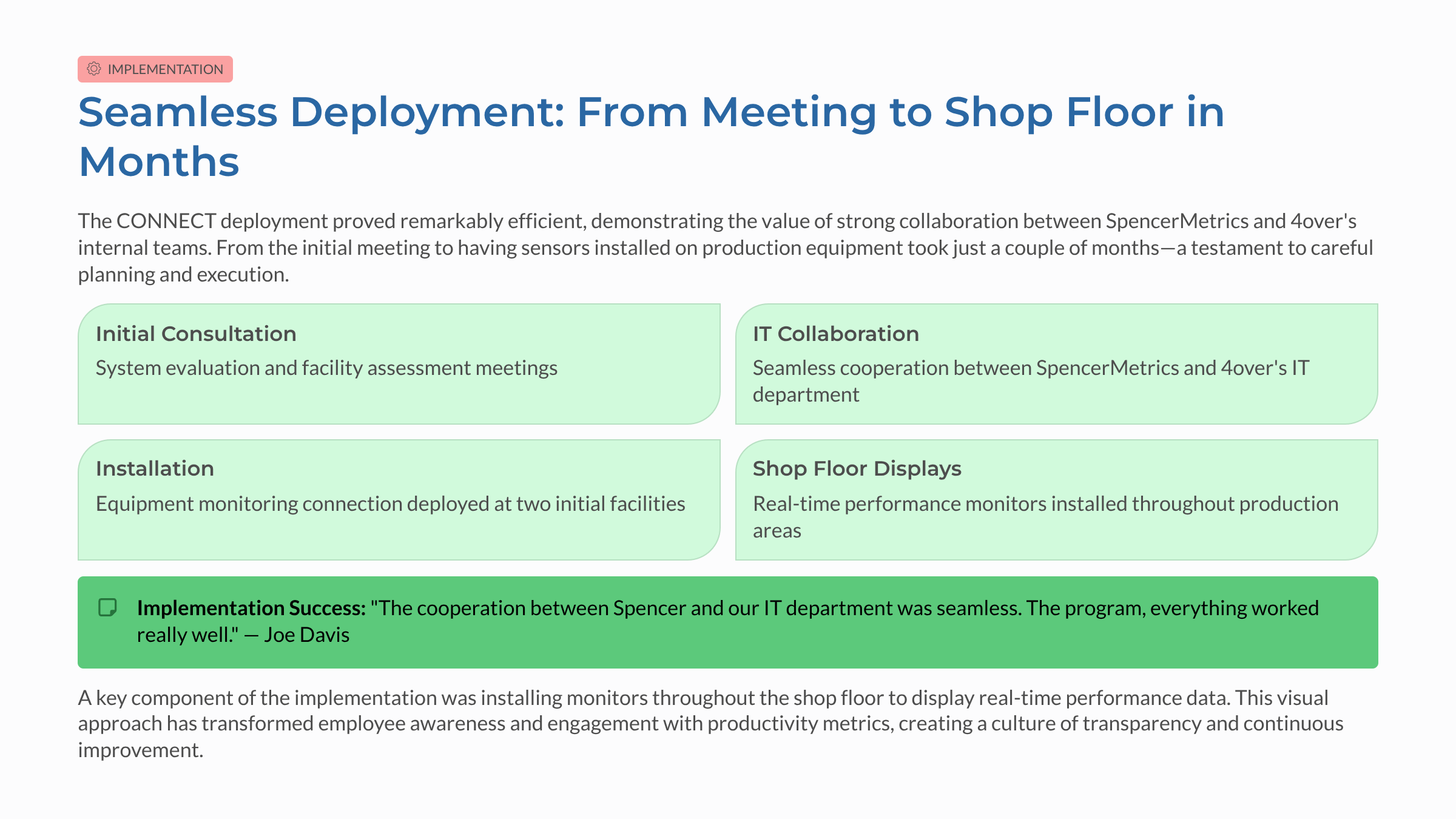 4over: The Implementation