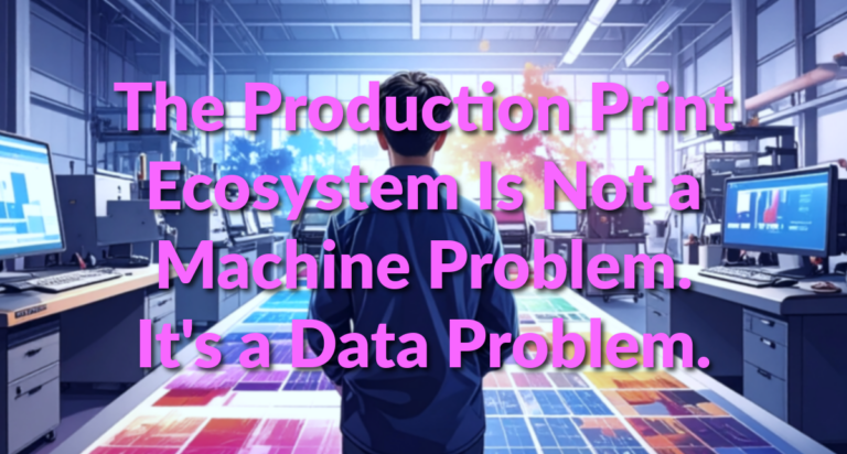The Production Print Ecosystem Is Not a Machine Problem. It’s a Data Problem.
